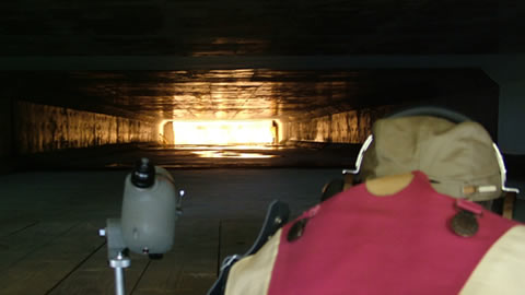 室内ライフル射撃場