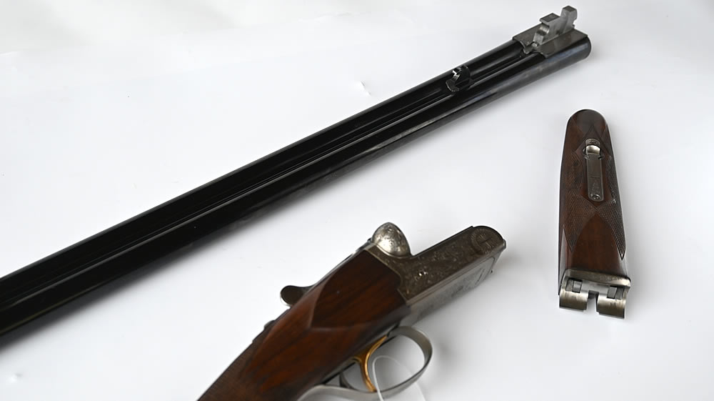 中古散弾銃分解３点